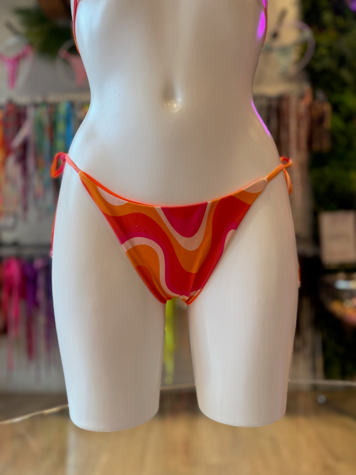 TANGA LAZOS ONDAS NARANJA