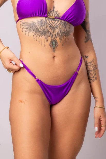 TANGA REGULABLE SHINE VIOLETA