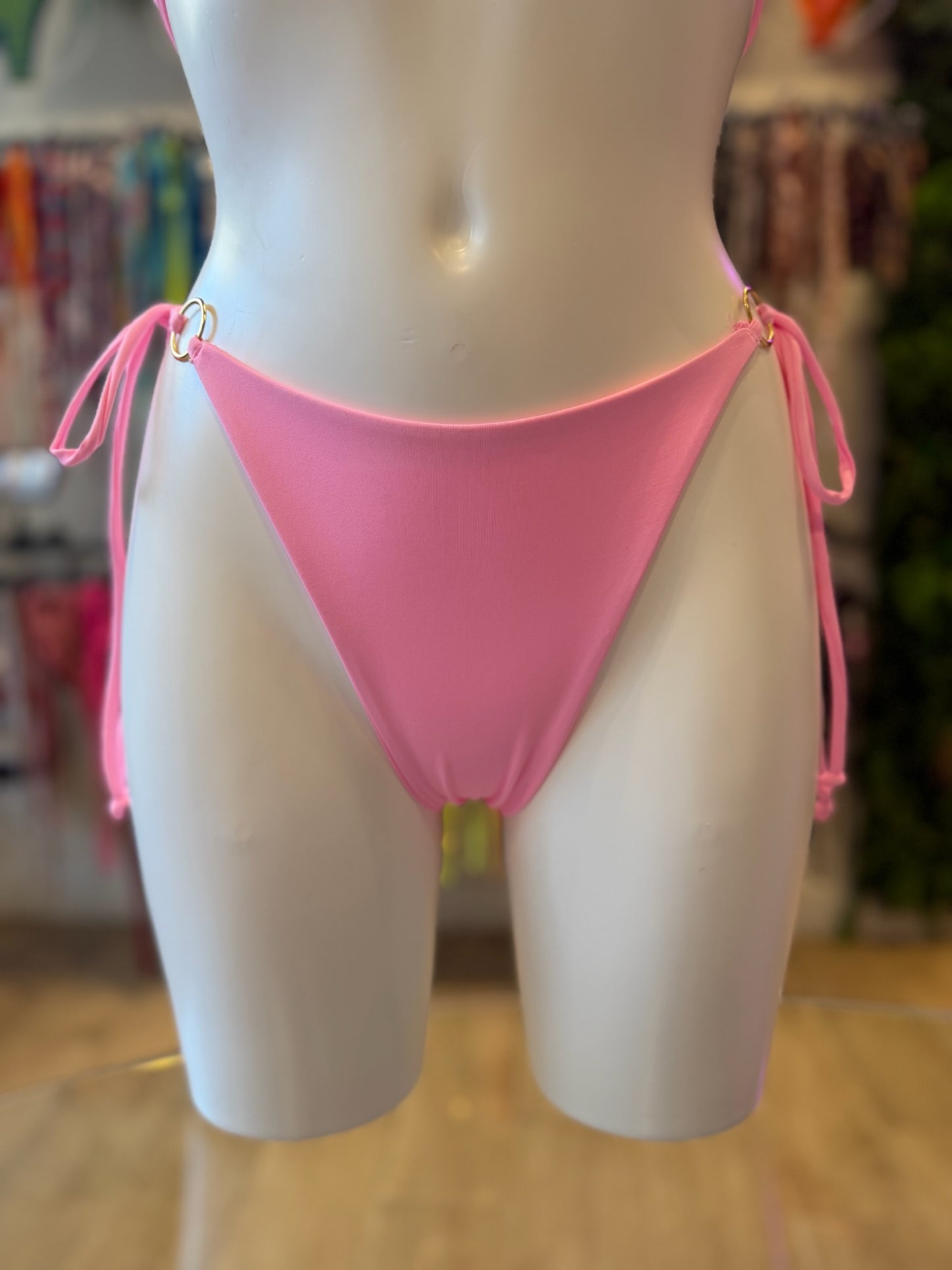 TANGA LAZOS ARGOLLA BÁSICO ROSA BARBIE