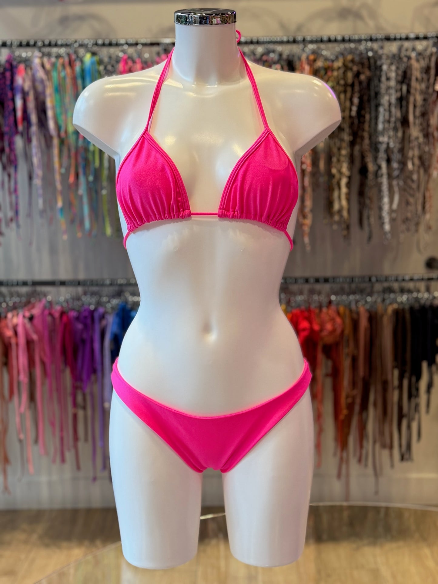 TANGA ASA DELTA SHINE ROSA NEÓN