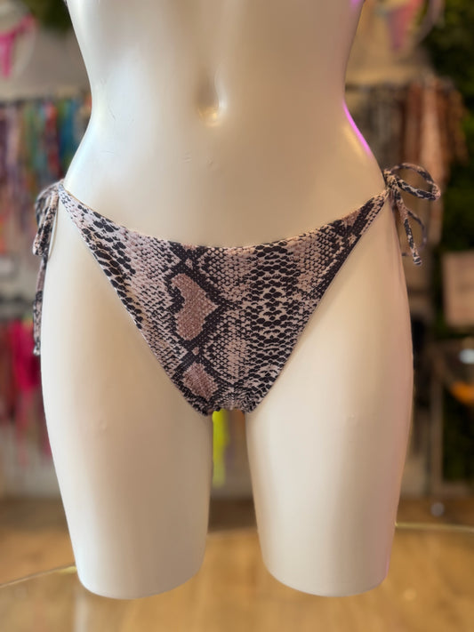 TANGA LAZOS SERPIENTE GRIS