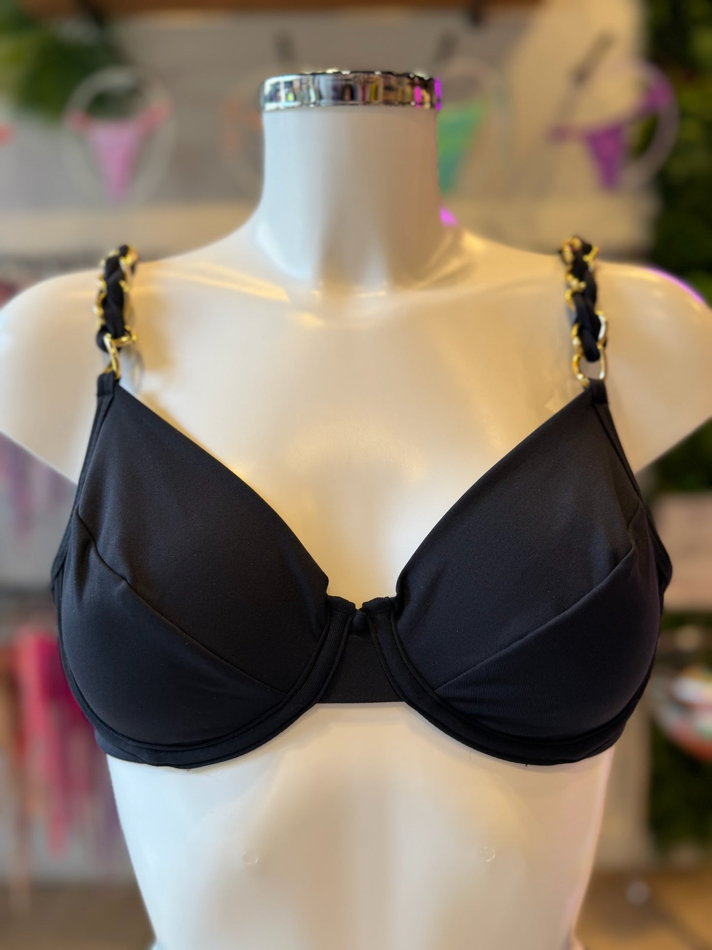 TOP ARO REGULABLE CADENA BÁSICO NEGRO
