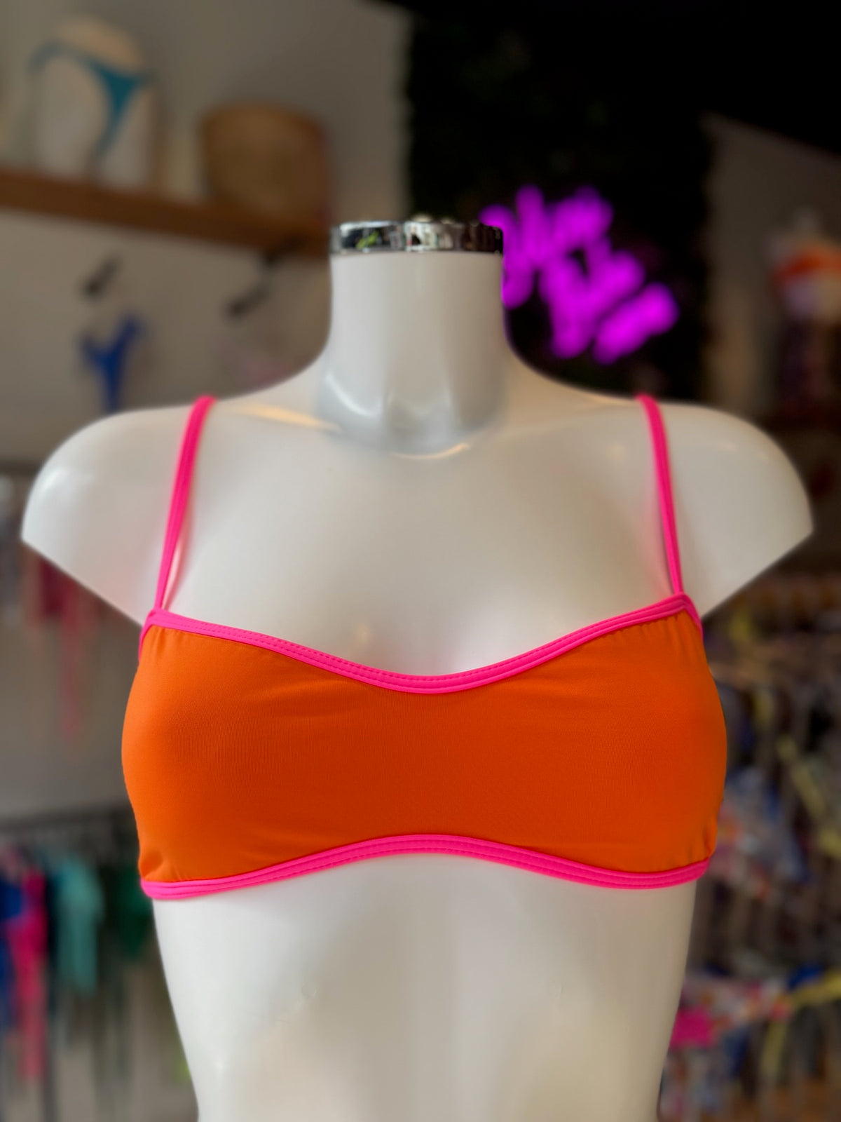 TOP PLANO REGULABLE BICOLOR NARANJA-FUCSIA