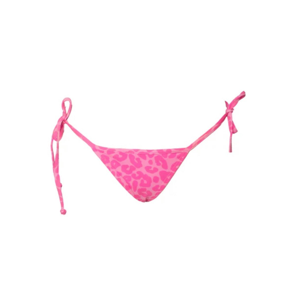TANGA RIPPLE LEOPARDO ROSA
