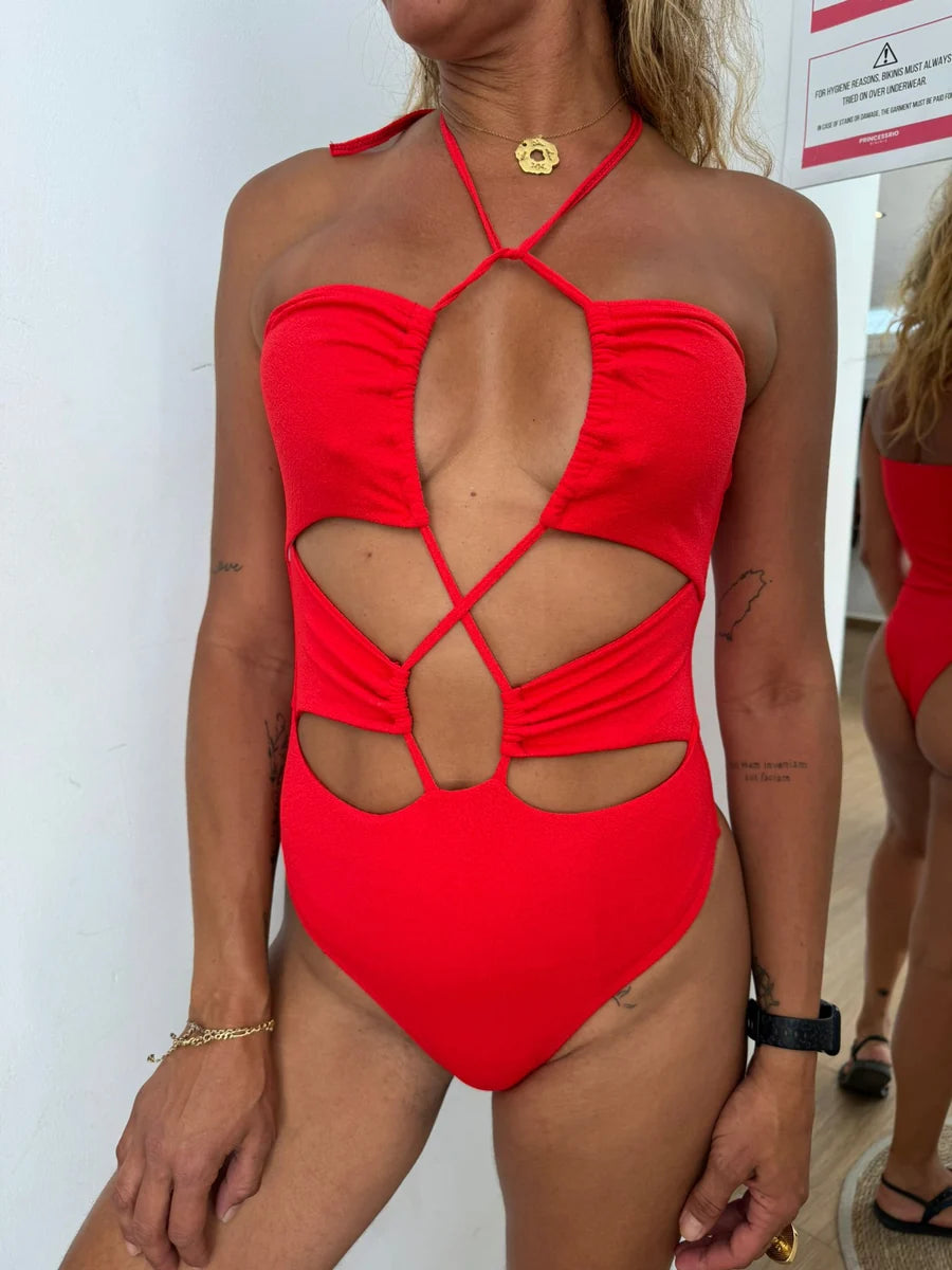 BODY DIANA CRISPY ROJO
