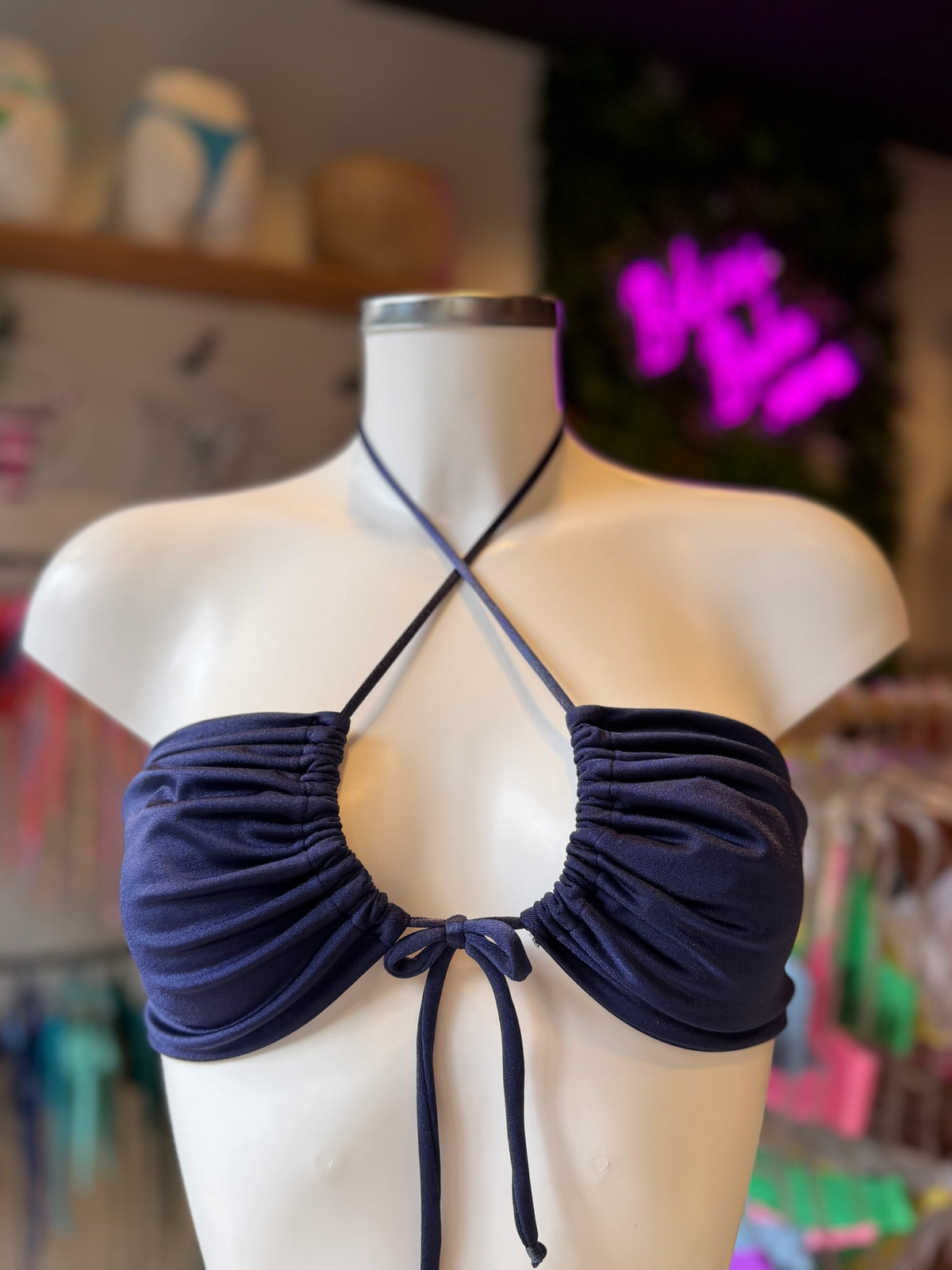 TOP MIL MANERAS SHINE AZUL MARINO