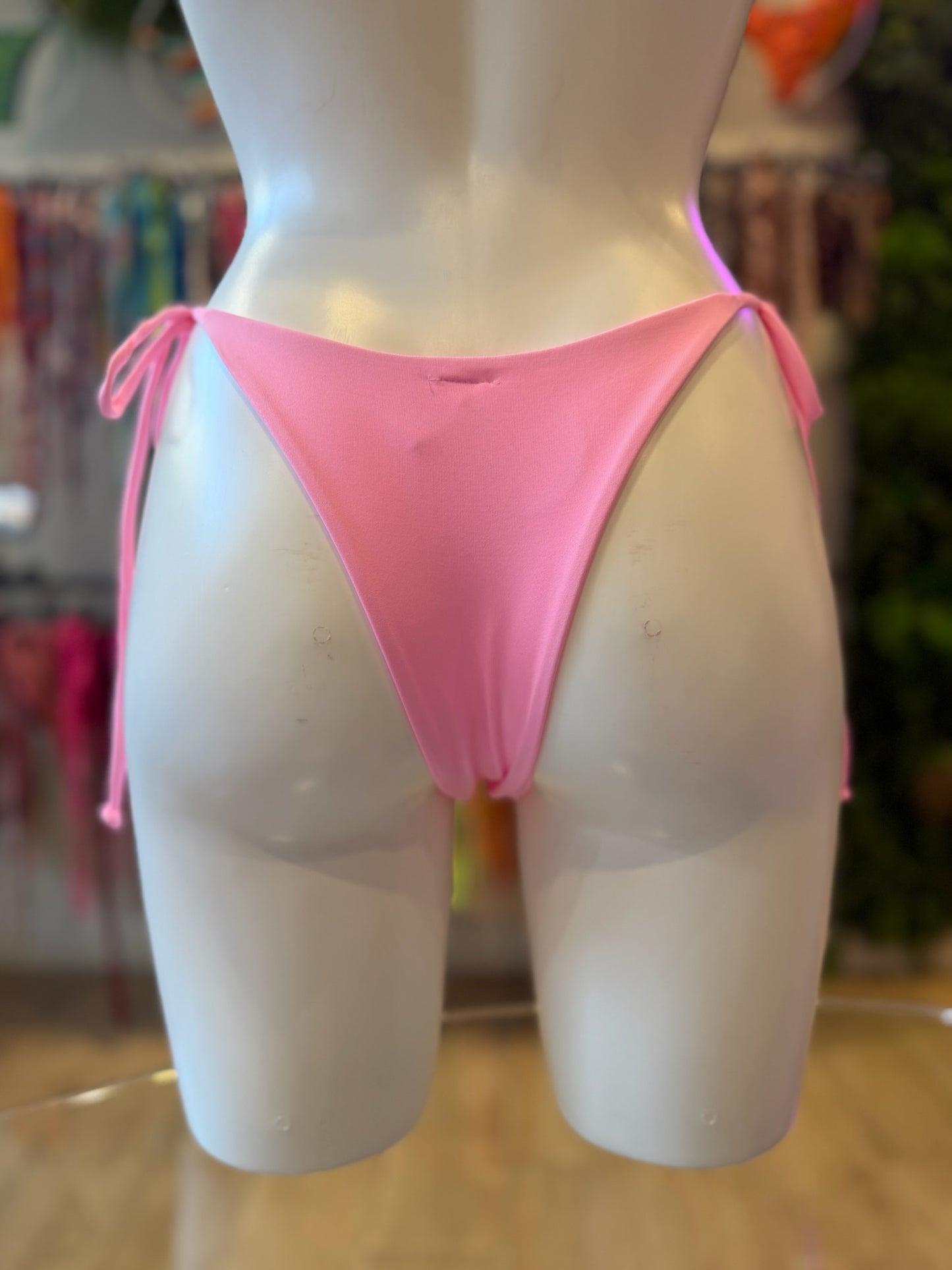 TANGA LAZOS ARGOLLA BÁSICO ROSA BARBIE