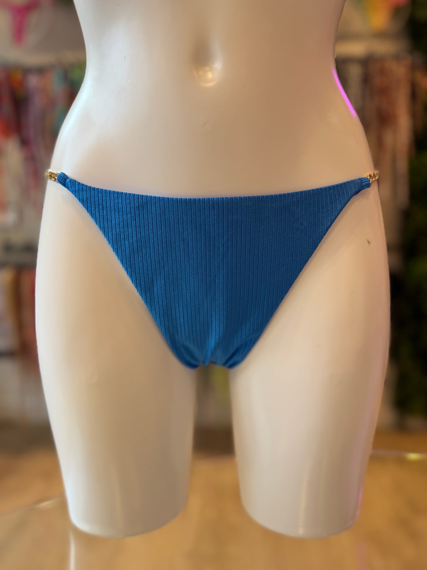 TANGA REGULABLE CADENAS EDÉN AZUL