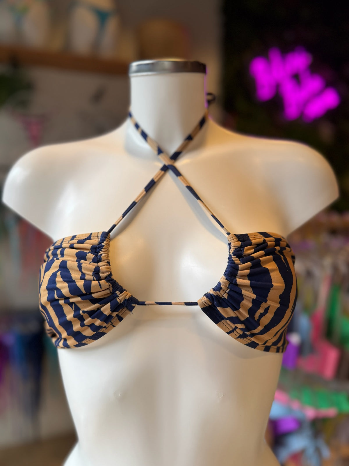 TOP MIL MANERAS ZEBRA ORO-MARINO