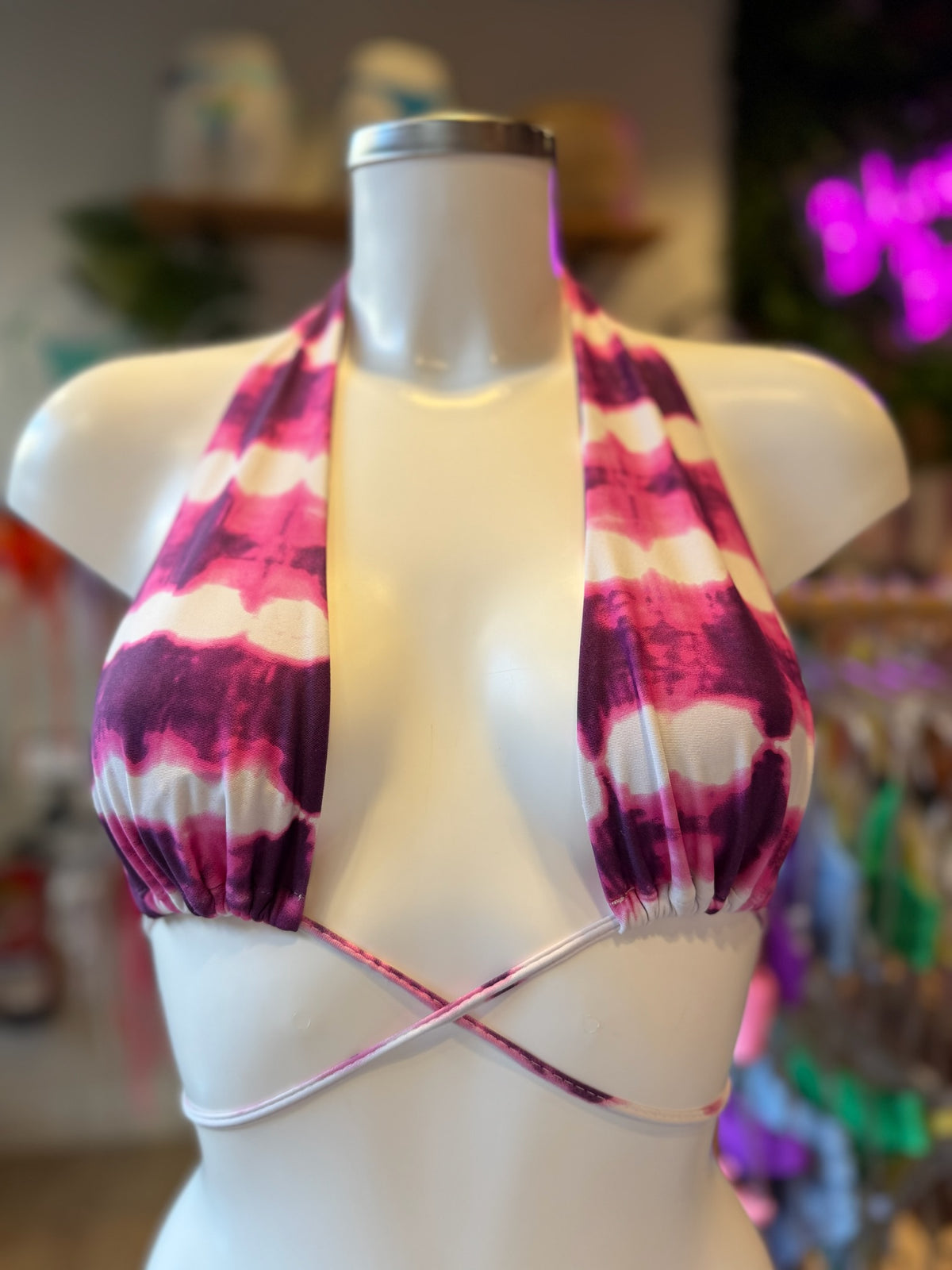 TOP MIL MANERAS TIE DYE MORADO