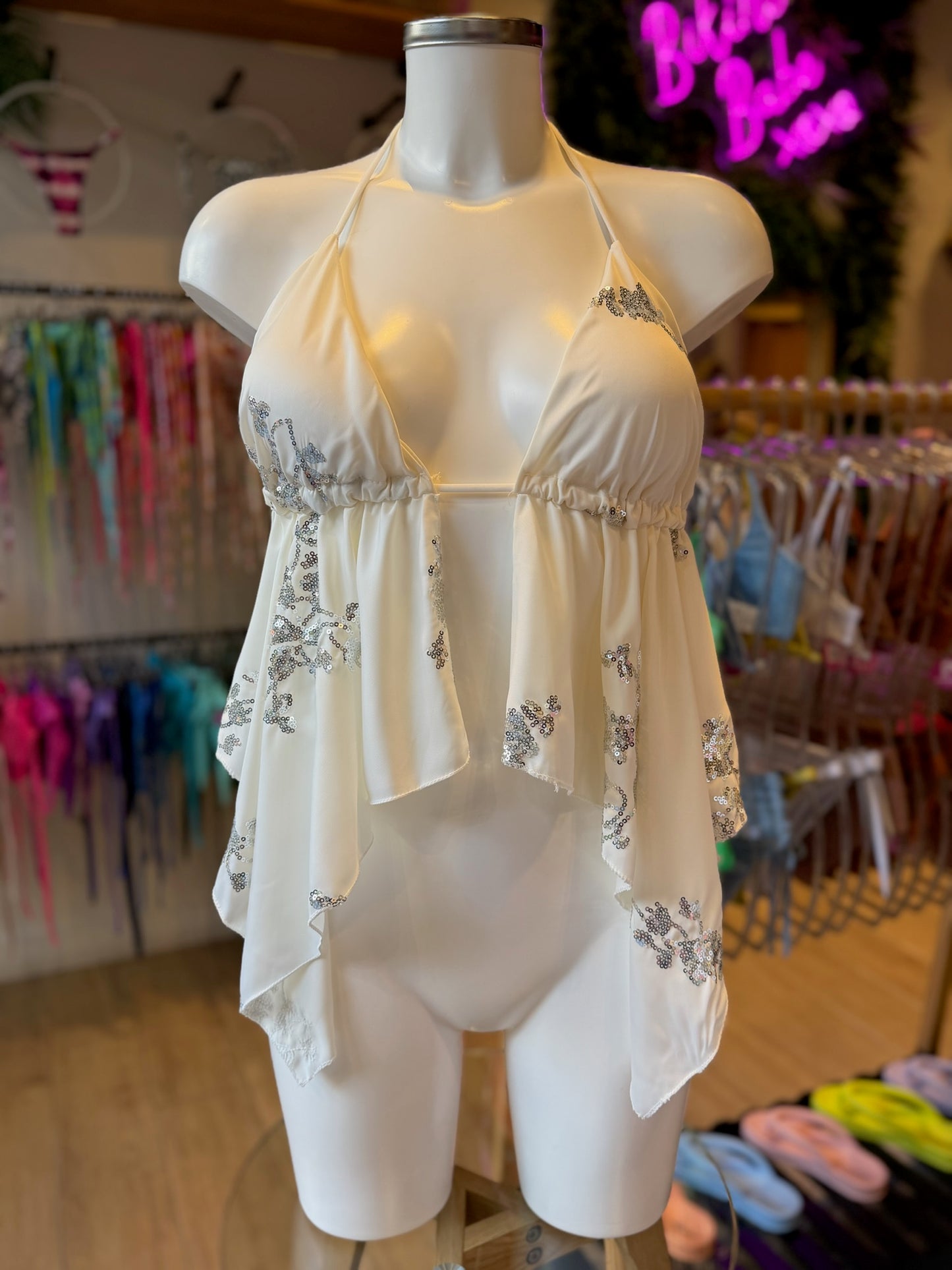 TOP COCOS POLLY LENTEJUELAS