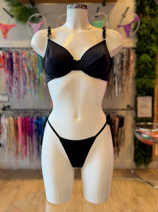 TOP ARO REGULABLE CADENA BÁSICO NEGRO