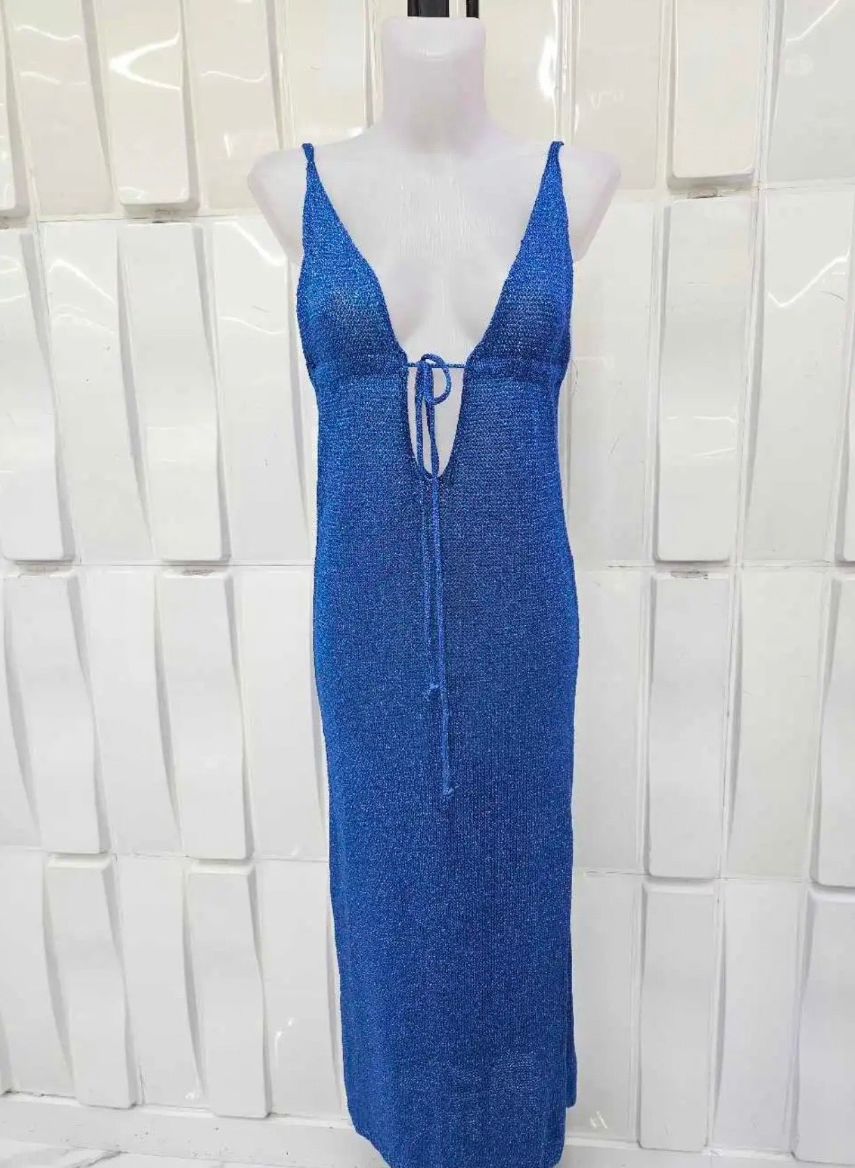 VESTIDO LUREX LAZO
