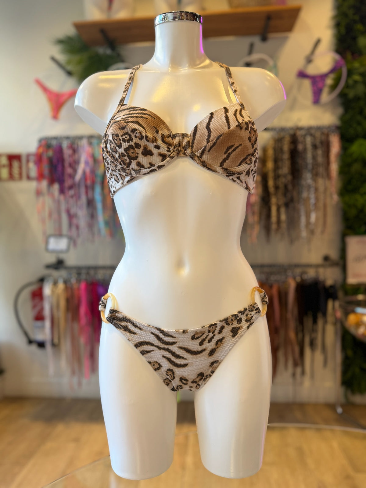 TOP ARO LUREX ANIMAL PRINT