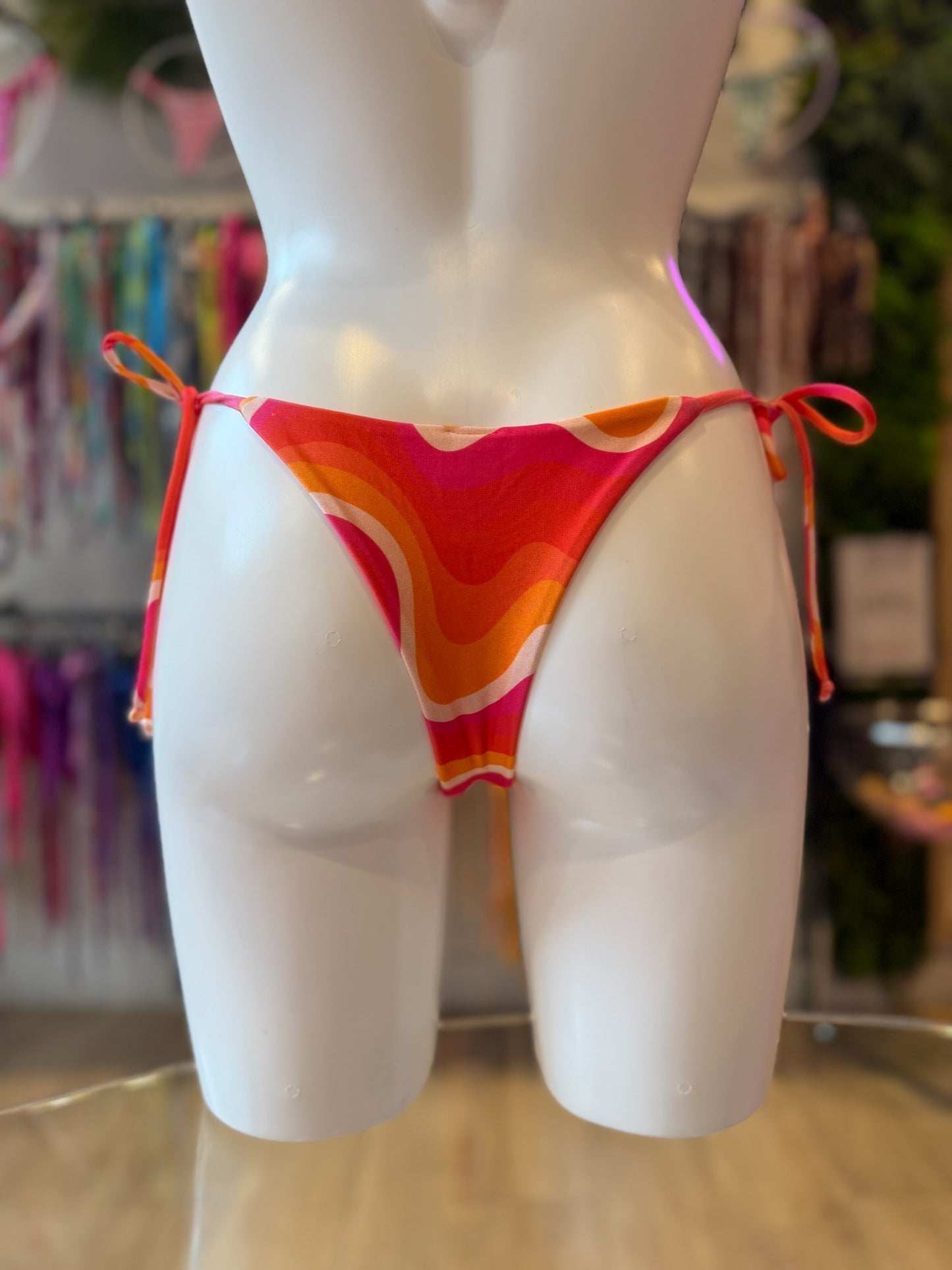 TANGA LAZOS ONDAS NARANJA