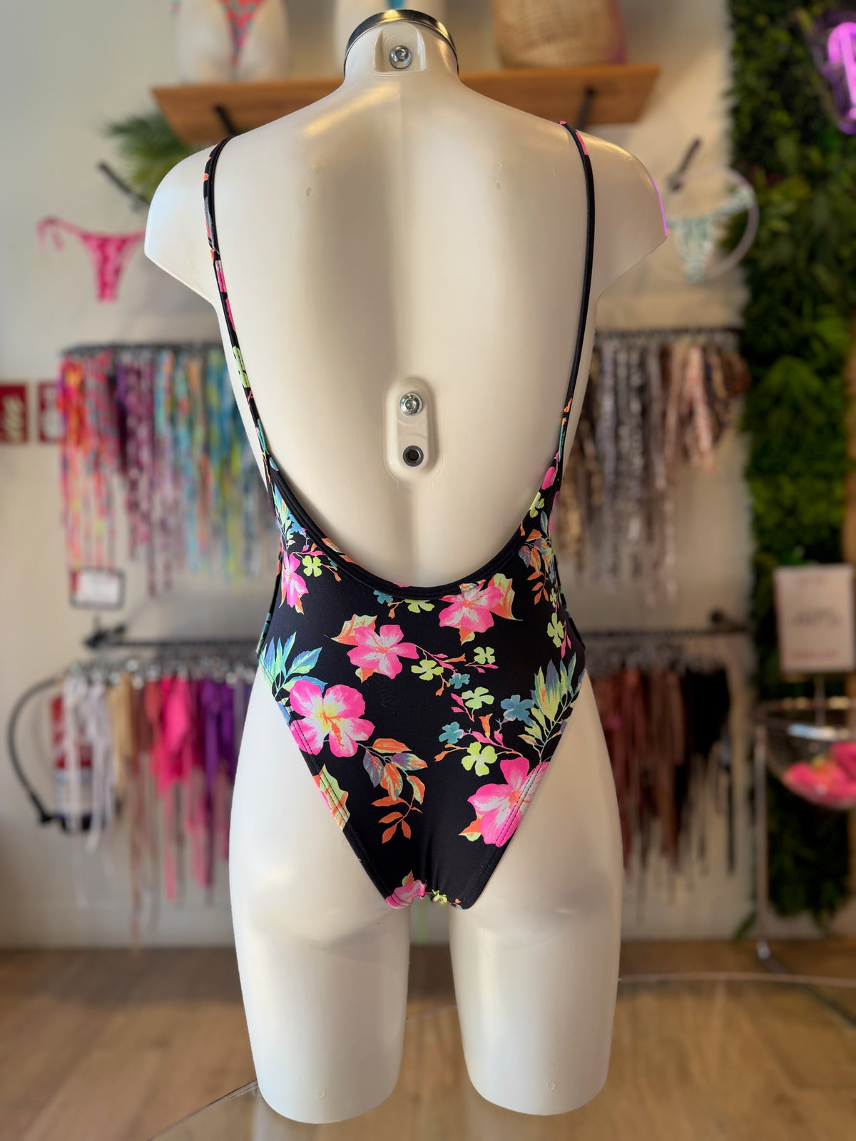 BODY BÁSICO NEÓN BLOOM NEGRO
