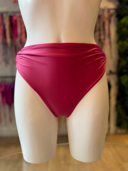 BRASILEÑA FAJA ARGOLLAS SEDA ROSA