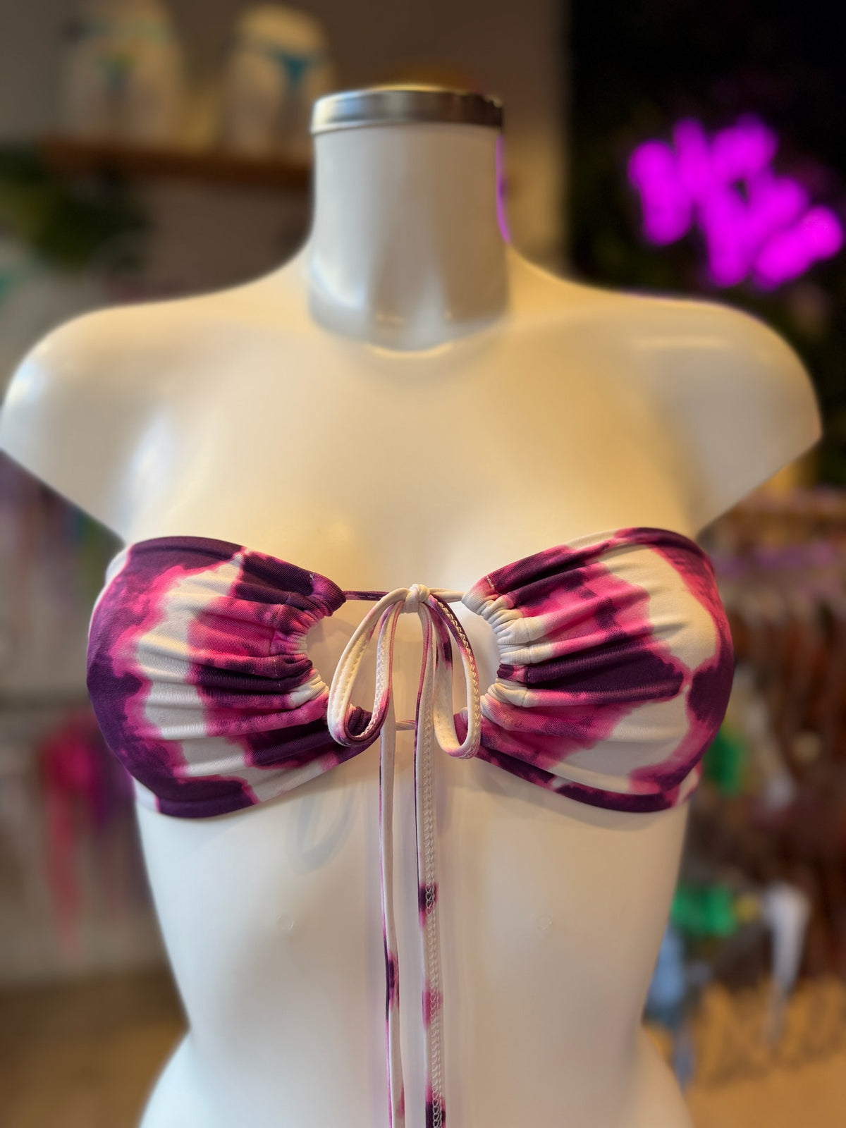 TOP MIL MANERAS TIE DYE MORADO