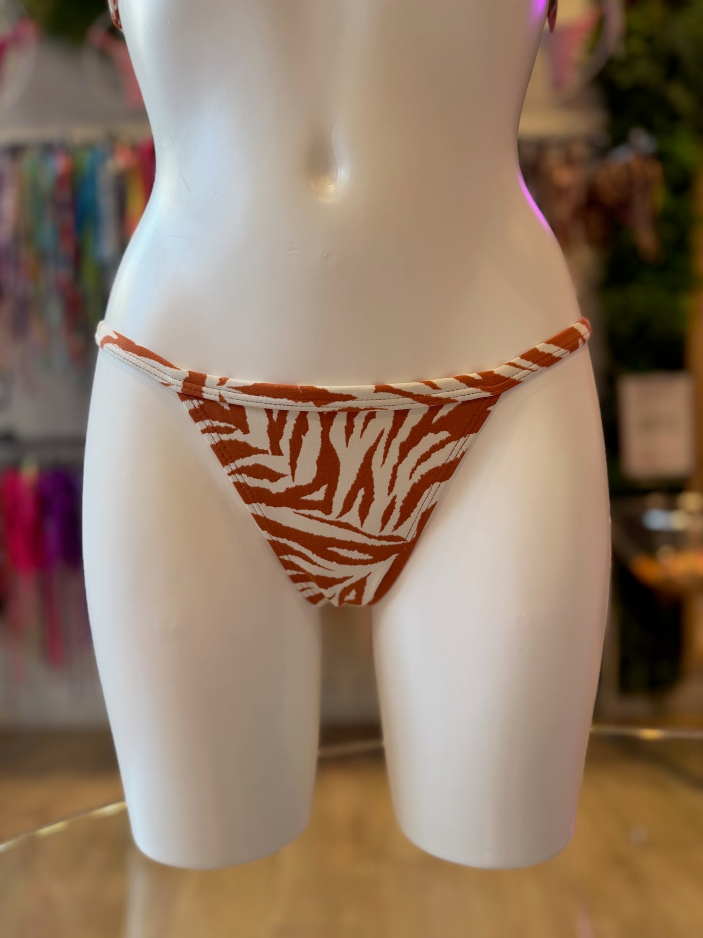 MINI TANGA ZEBRA OCRE