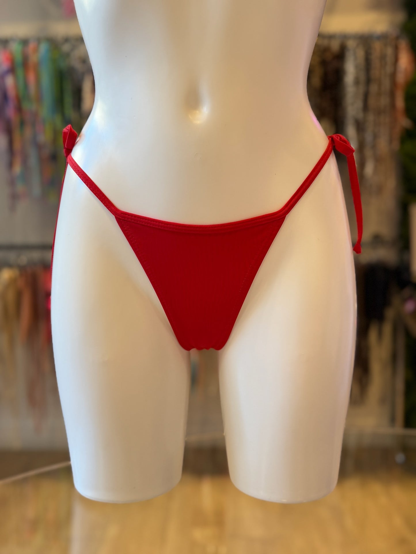 TANGA RIPPLE BASICO ROJO