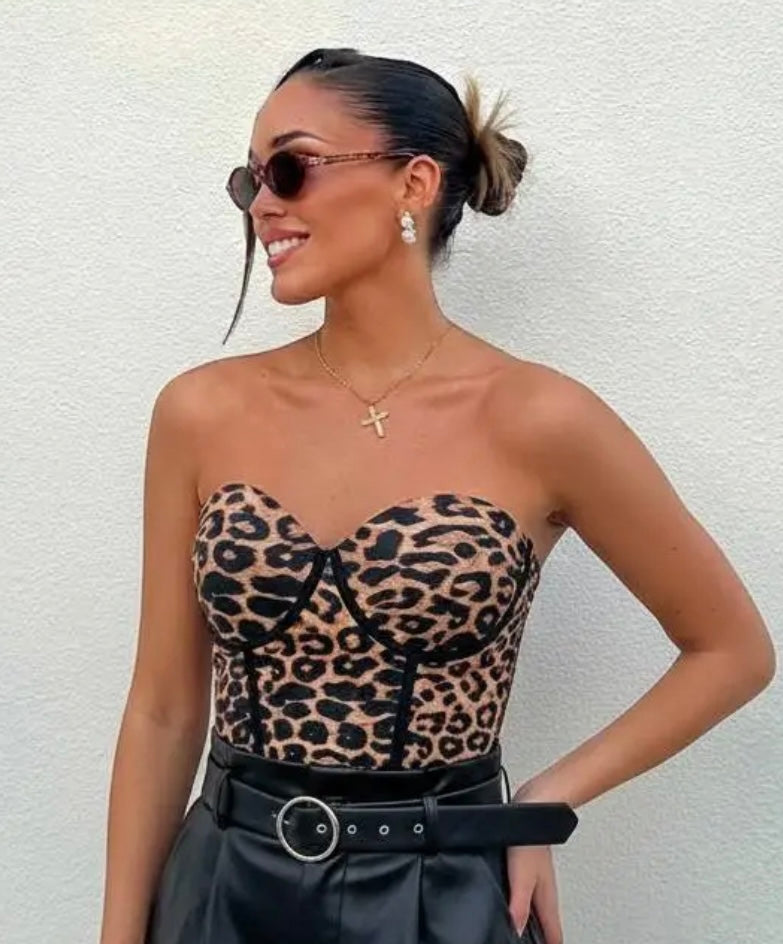 CORSET LEOPARDO