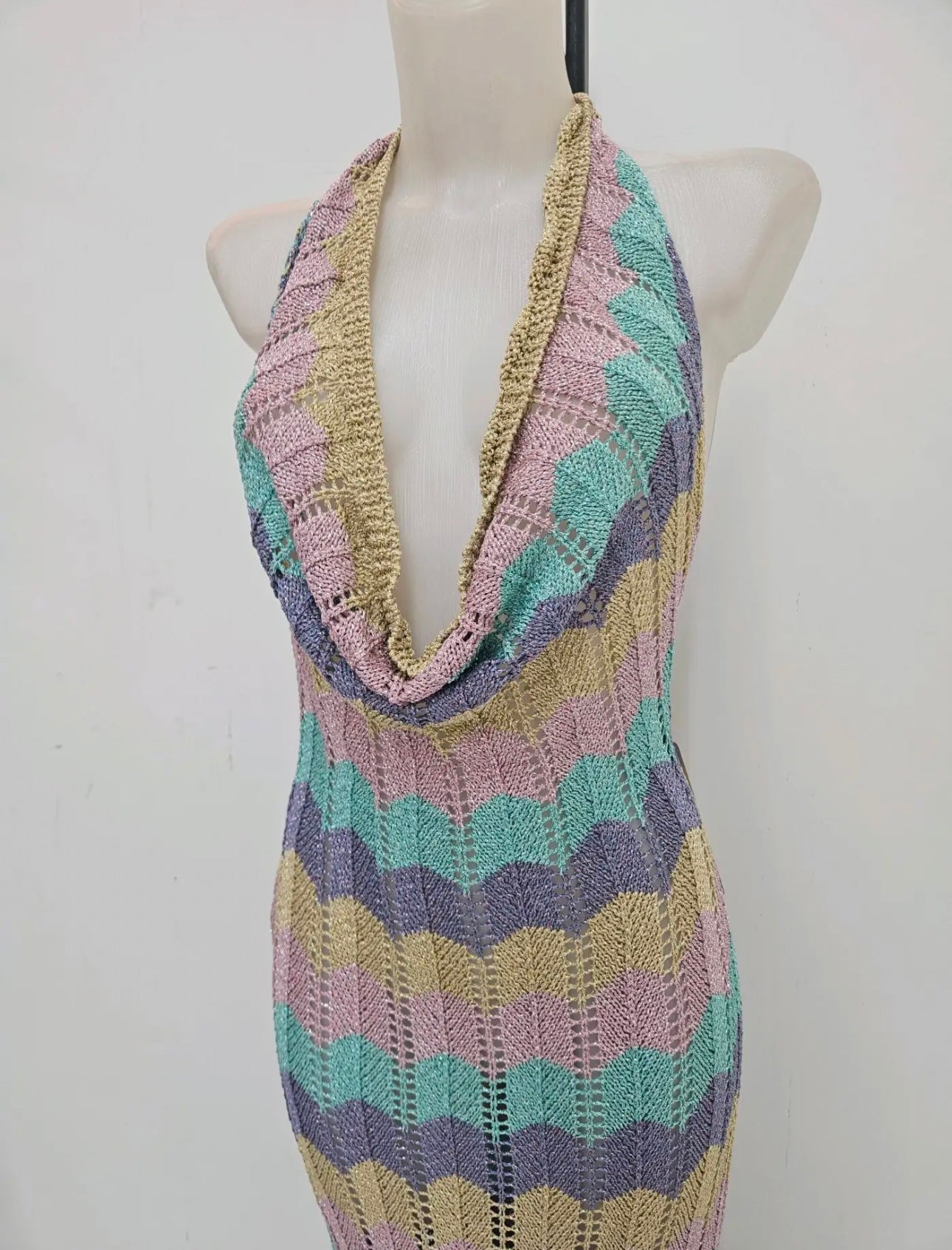 VESTIDO LUREX JENNIFER ZIG ZAG
