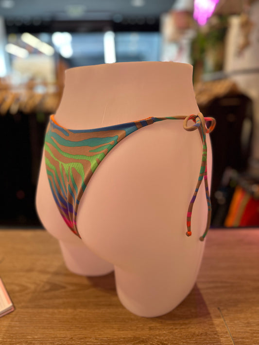 TANGA LAZOS ZEBRA NUDE-COLORES
