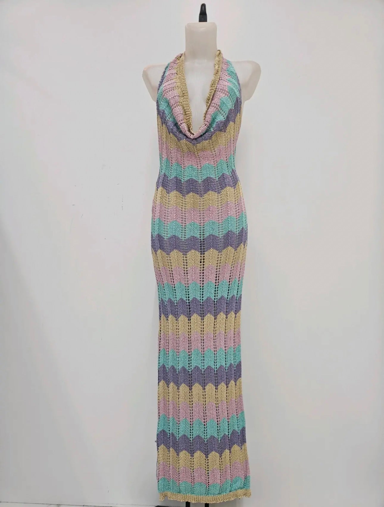 VESTIDO LUREX JENNIFER ZIG ZAG