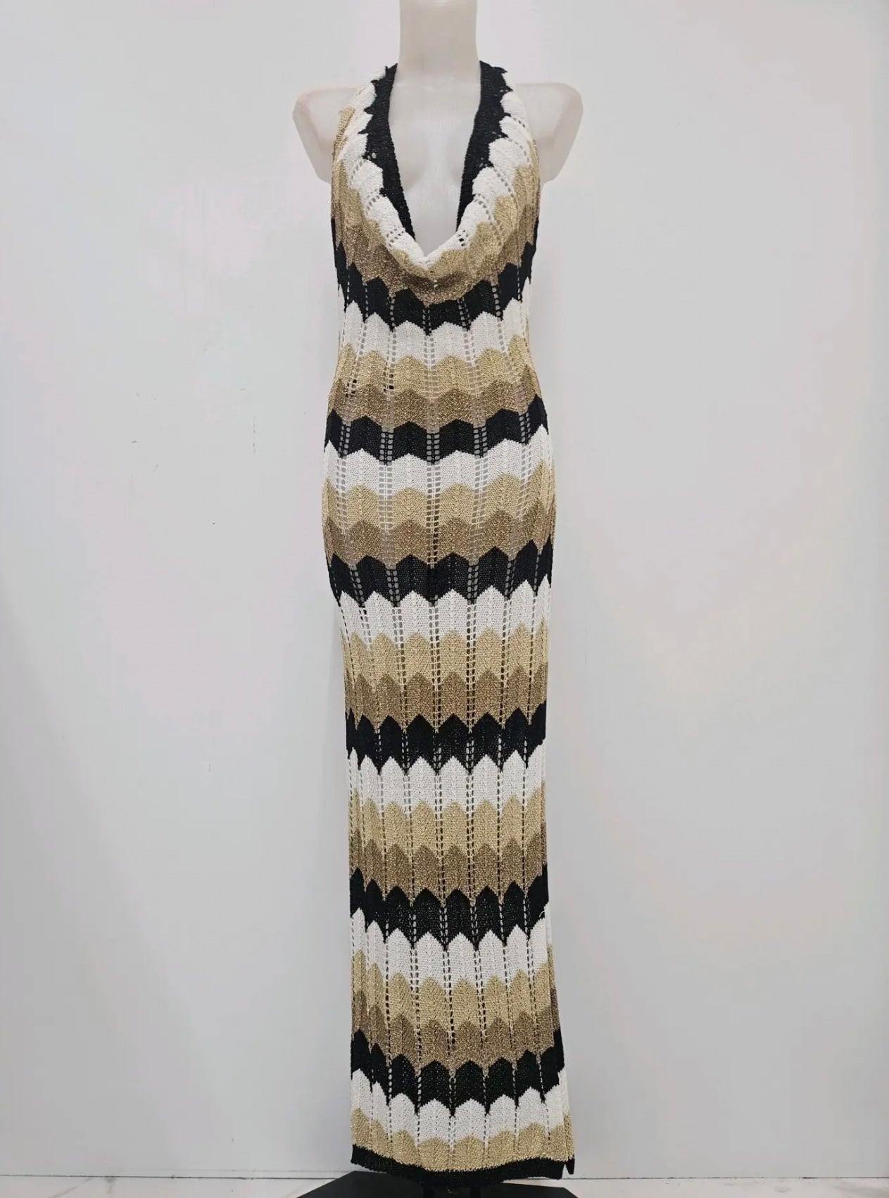 VESTIDO LUREX JENNIFER ZIG ZAG