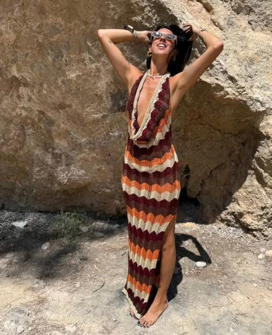 VESTIDO LUREX JENNIFER ZIG ZAG