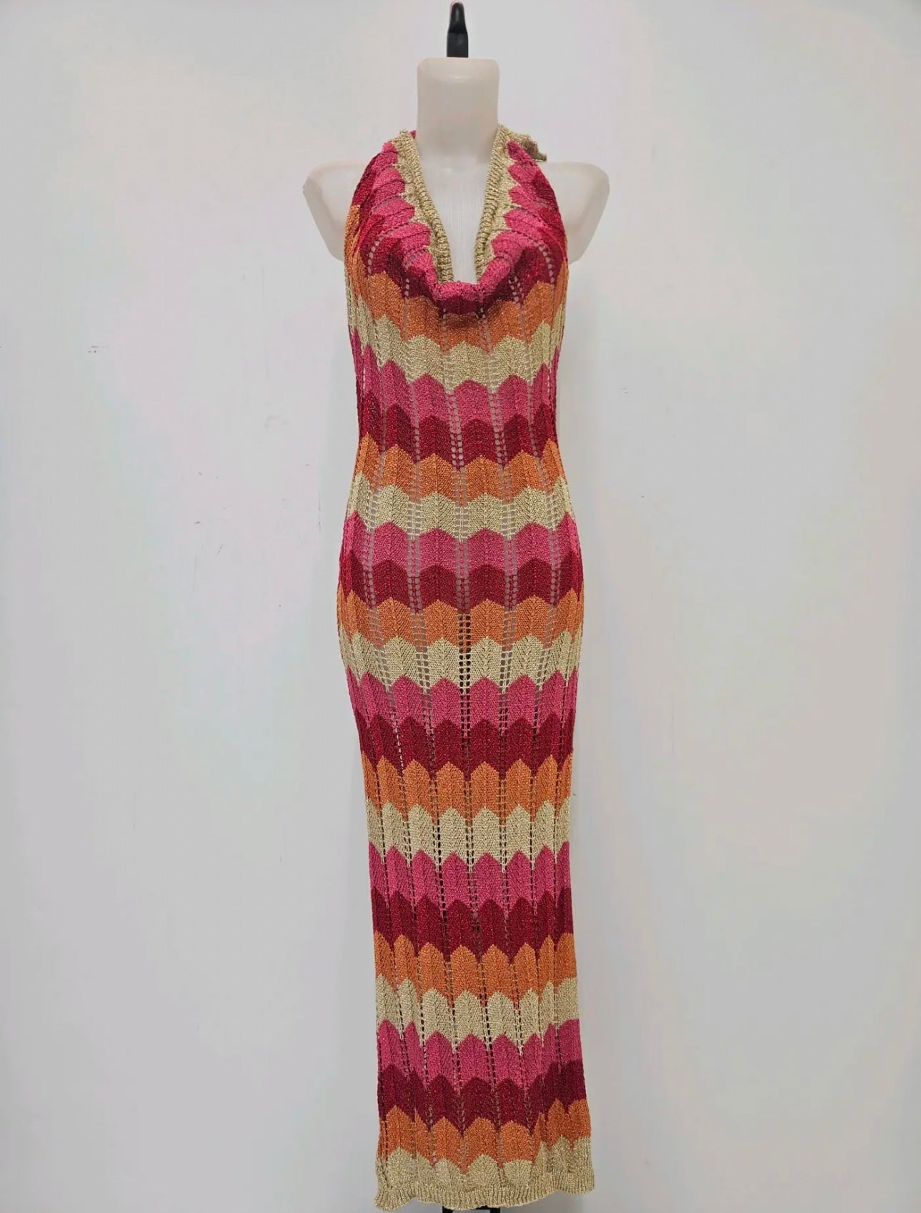 VESTIDO LUREX JENNIFER ZIG ZAG