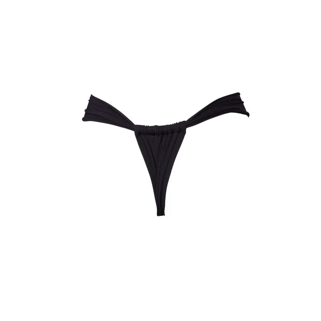 TANGA CORTINA BÁSICO NEGRO