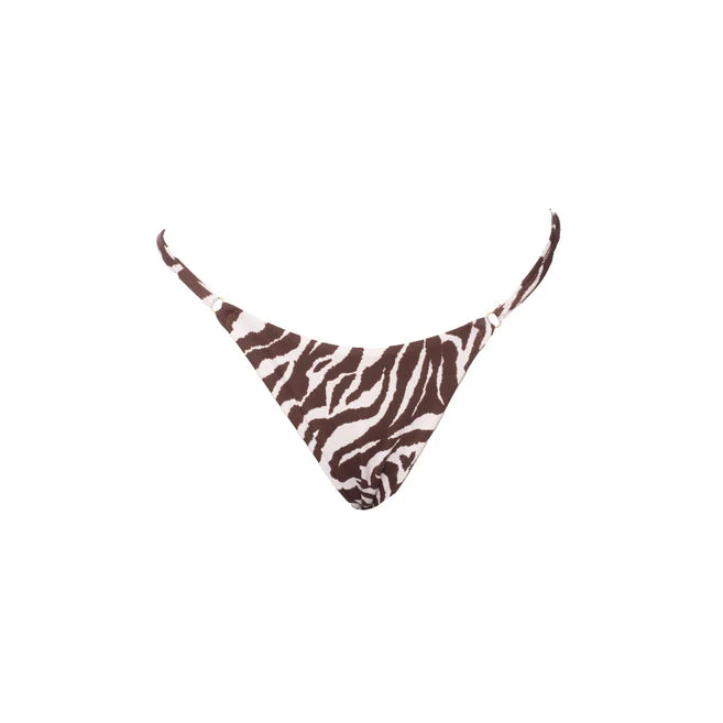 TANGA REGULABLE ZEBRA CHOCOLATE