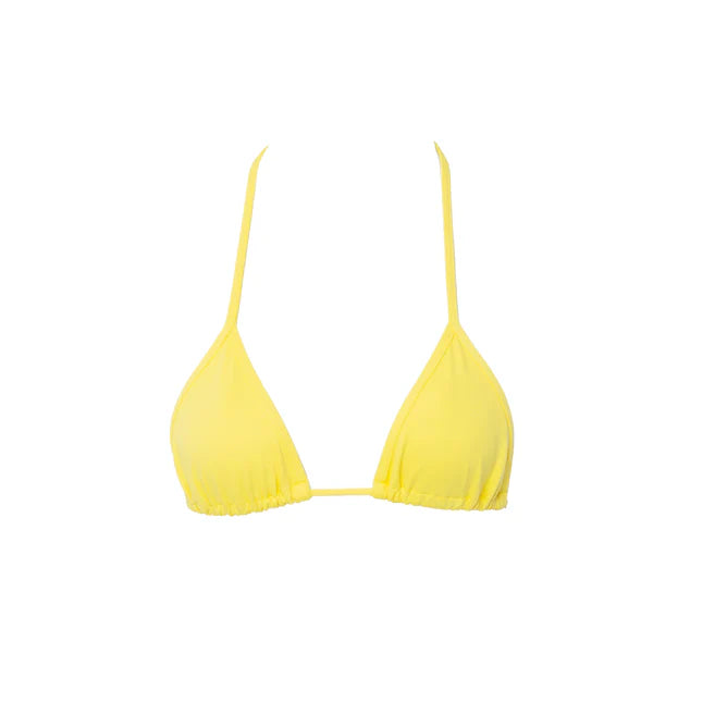 TRIÁNGULO CORTINA BÁSICO AMARILLO