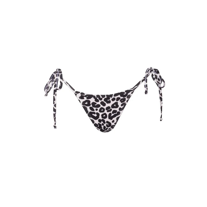 TANGA RIPPLE LEOPARDO BLANCO-NEGRO