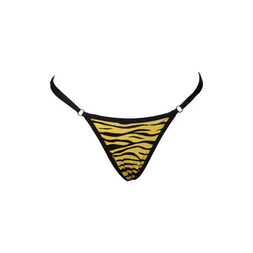 TANGA REGULABLE ZEBRA AMARILLO-NEGRO