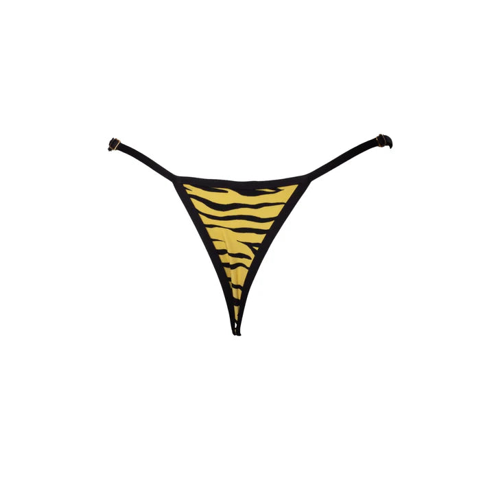 TANGA REGULABLE ZEBRA AMARILLO-NEGRO