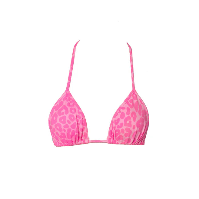 TRIÁNGULO CORTINA LEOPARDO ROSA