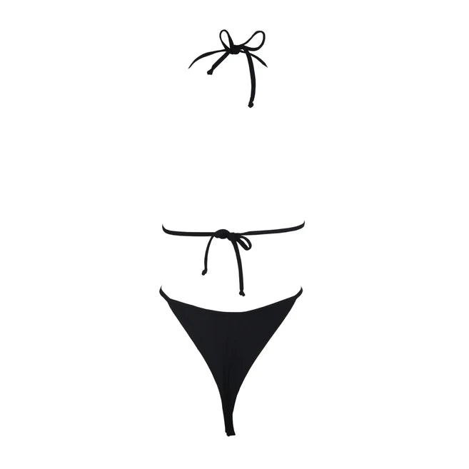 TRIKINI CAVADO BÁSICO NEGRO