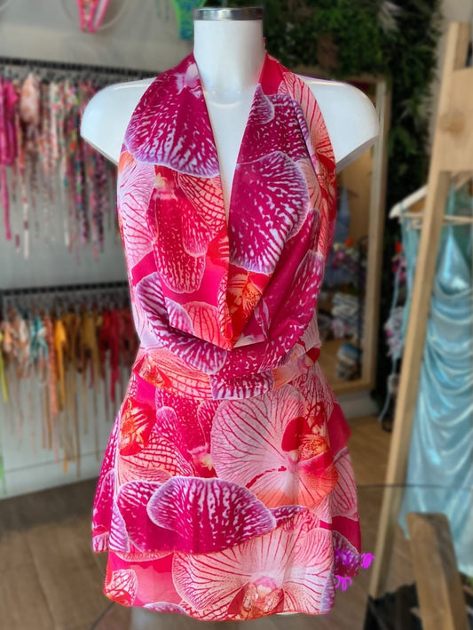 VESTIDO HIBISCOS