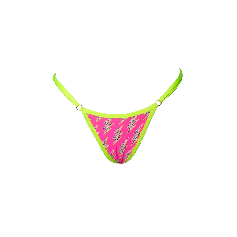 TANGA REGULABLE RAYO ROSA NEÓN-AMARILLO