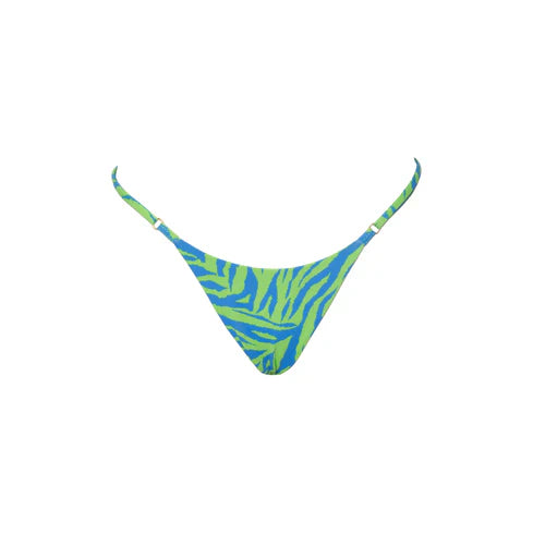 TANGA REGULABLE ZEBRA VERDE-AZUL