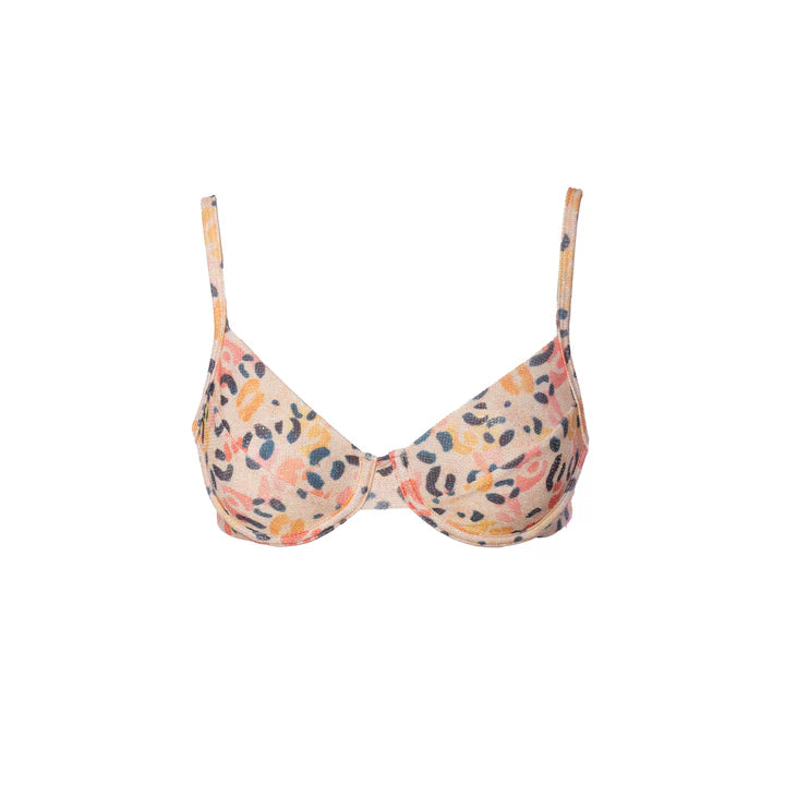 ARO REGULABLE LUREX LEOPARDO NUDE