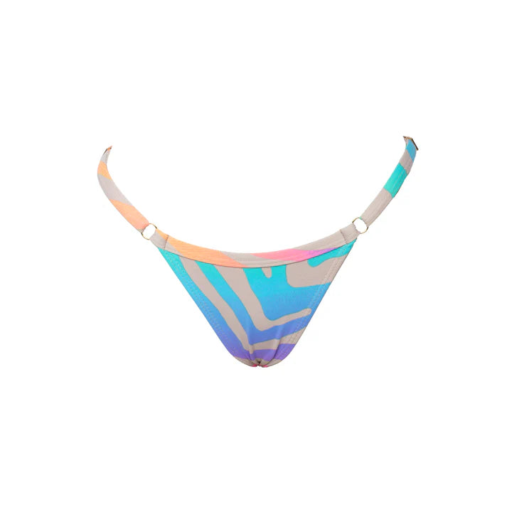 MINI TANGA REGULABLE ZEBRA NUDE-COLORES