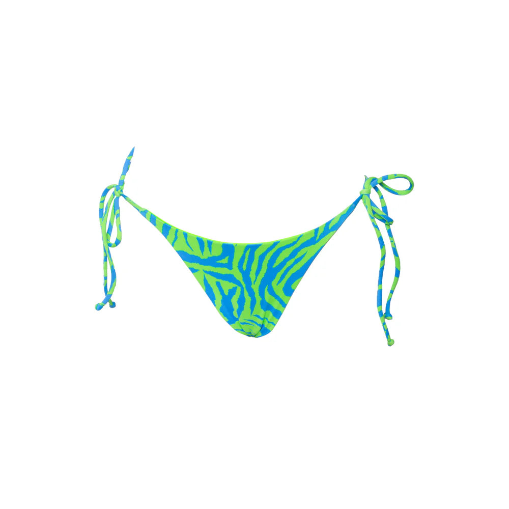 TANGA LAZOS ZEBRA VERDE-AZUL