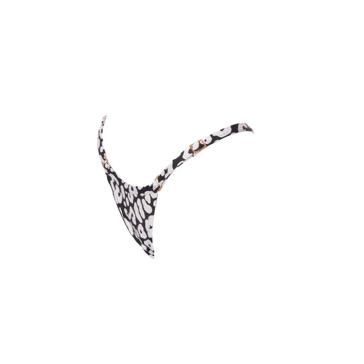 MINI TANGA REGULABLE LEOPARDO BLACK & WHITE