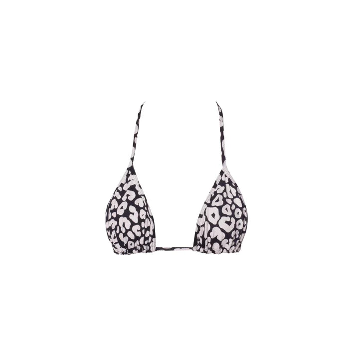 TRIANGULO CORTINA LEOPARDO BLACK&WHITE