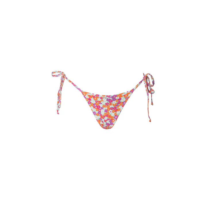 TANGA RIPPLE FLORAL NARANJA-LILA