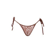 TANGA LAZOS ZEBRA CAPUCHINO
