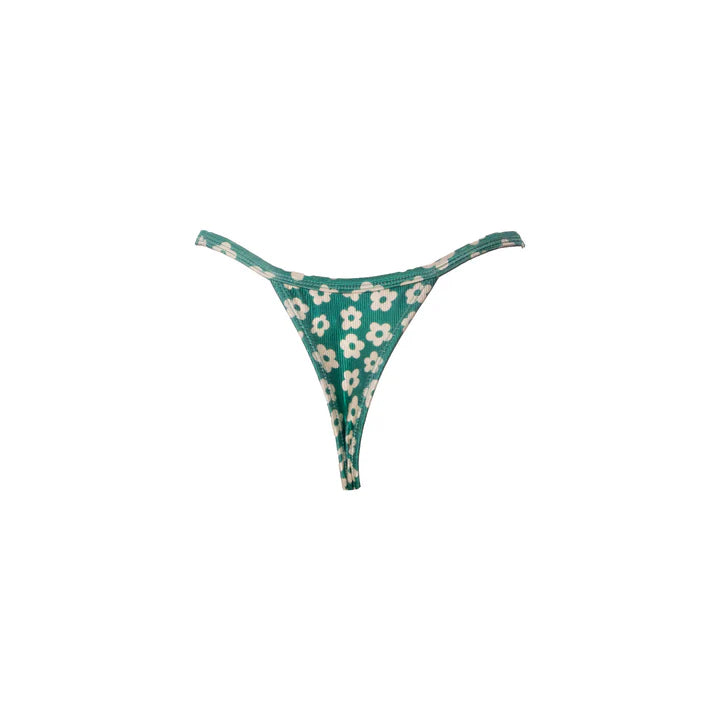 MINI TANGA REGULABLE EDÉN MARGARITAS VERDE